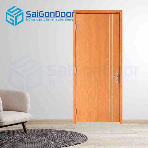 Cửa Gỗ MDF Veneer P1R2 xoan dao
