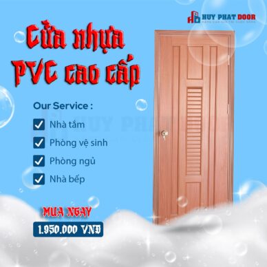 THAM KHẢO BÁO GIÁ CỬA NHỰA NHÀ VỆ SINH HUYPHATDOOR CHÍNH HÃNG