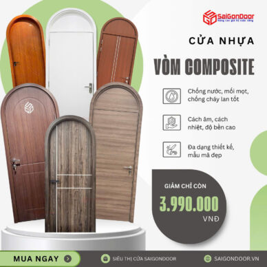 Cửa vòm Composite: Xu hướng thiết kế sang trọng và bí quyết lựa chọn tối ưu